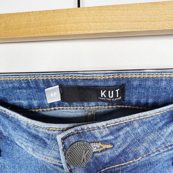 Kut From The Kloth 4P High Rise Donna Fab Ab Ankle Skinny Jeans Medium Wash Blue - Picture 7 of 9